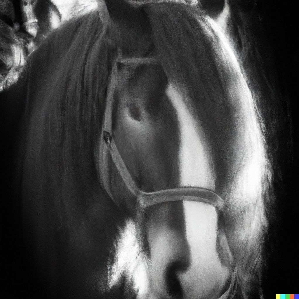a horse, photograph, fine art